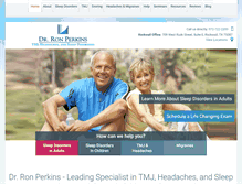 Tablet Screenshot of perkinsorthodontics.com